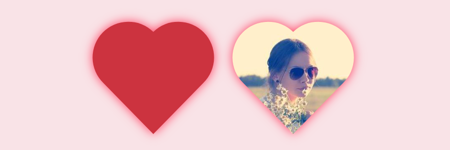 CSS-only heart shape