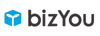 ロゴ：中小企業向けオンラインビジネス支援サイト「bizYou」