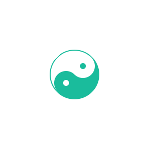 Yin yang sign made fully with CSS3