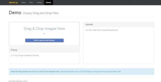 2. jQuery AJAX File Uploader