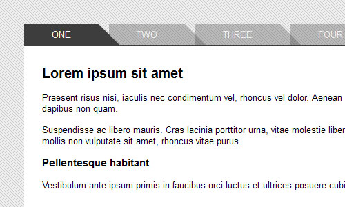 instantShift - Google Play’s minimal tabs with CSS3 & jQuery