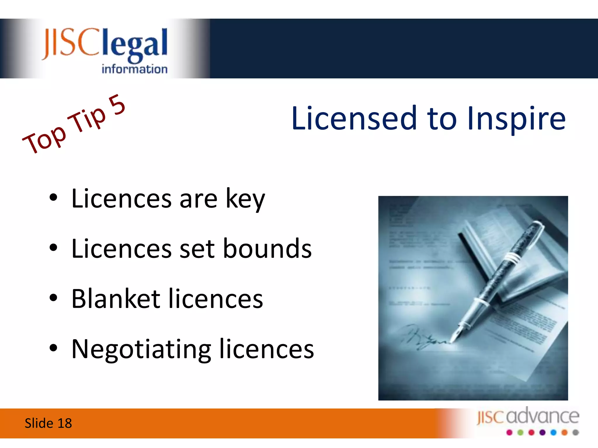 Top Tip 3Let Users Deal FairlyWhere circumstances and purposes allow, let users do itfor themselves