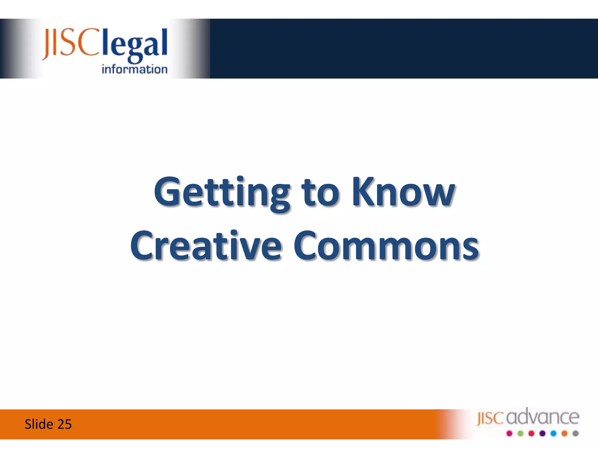 Copyright on the AgendaTop Tip 9Efficient, effectivee-learningSupport andassistanceClear ownership