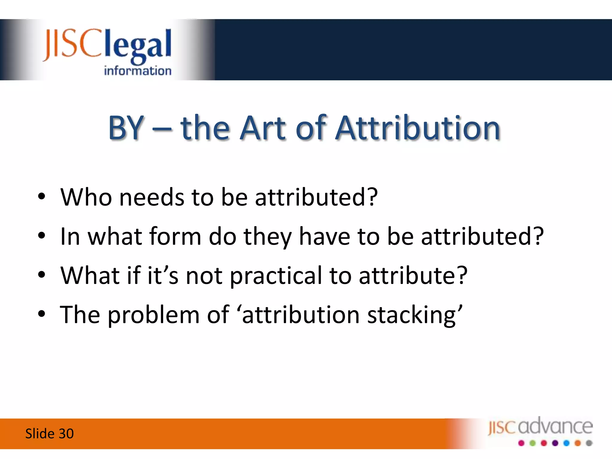 Creative Commons Licences 3