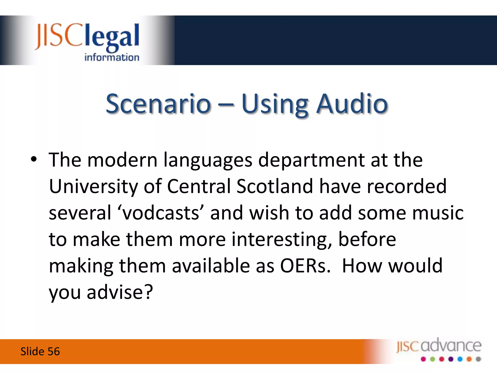 Yours, Mine, and MinefieldsIssue 5Ownership of IPR in academic workDenial, and sensitivitiesSolutionSenior management buy-in