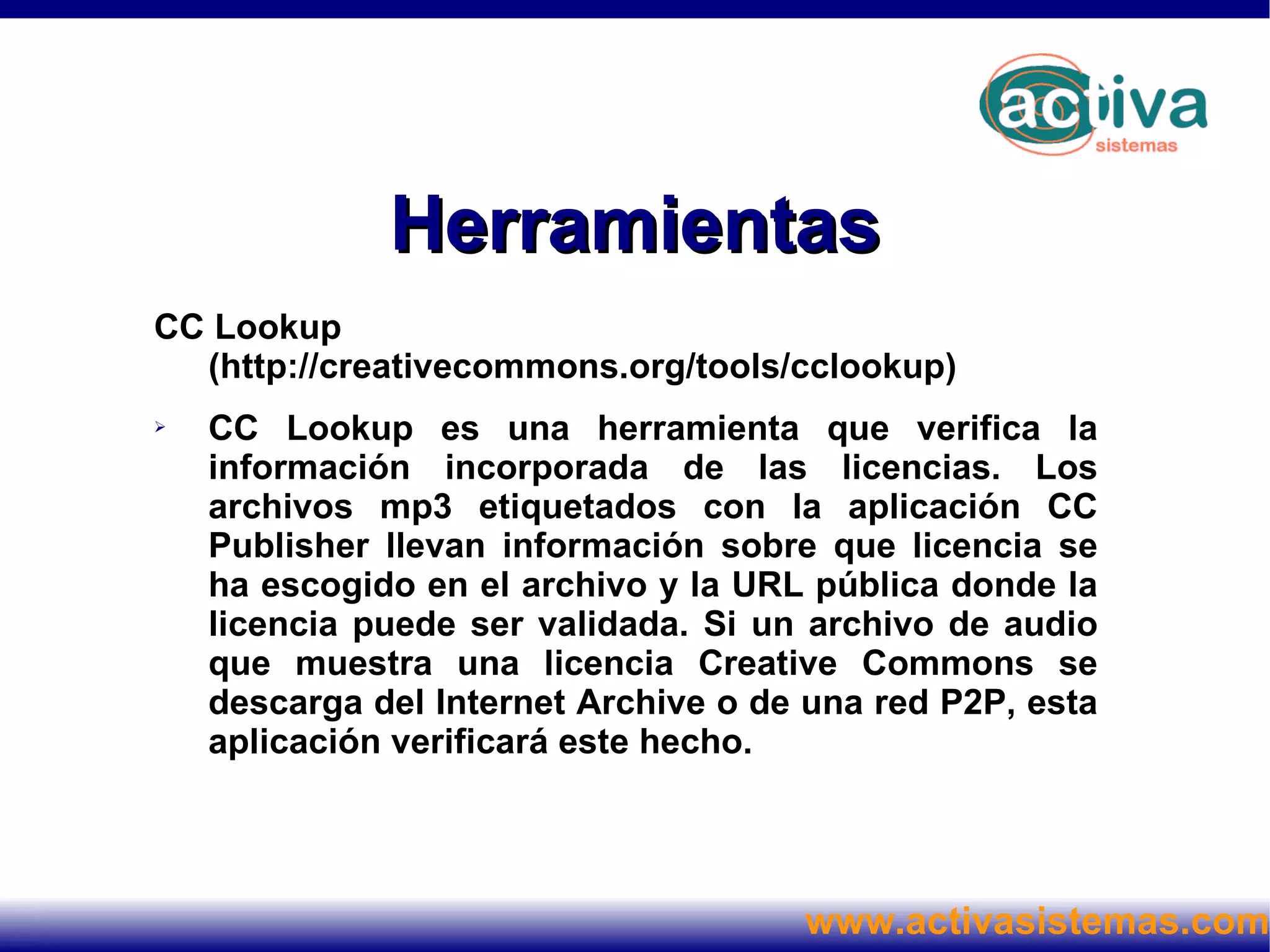 No comercial: (Non commercial): El material original y los trabajos derivados pueden ser distribuidos, copiados y exhibidos mientras su uso no sea comercial. 