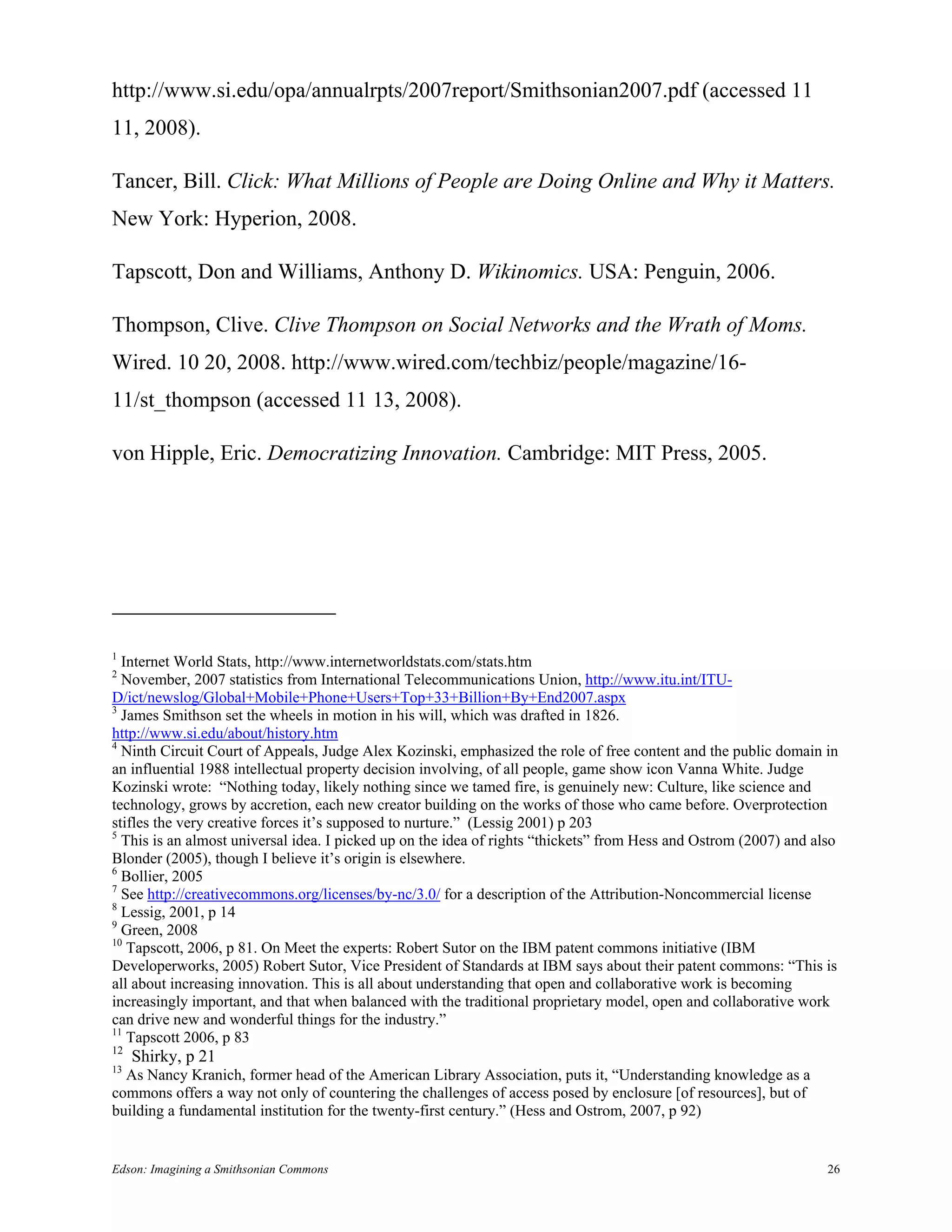 Imagining a Smithsonian Commons (text version)