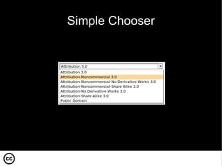 Integrating License Selection Partner Interface