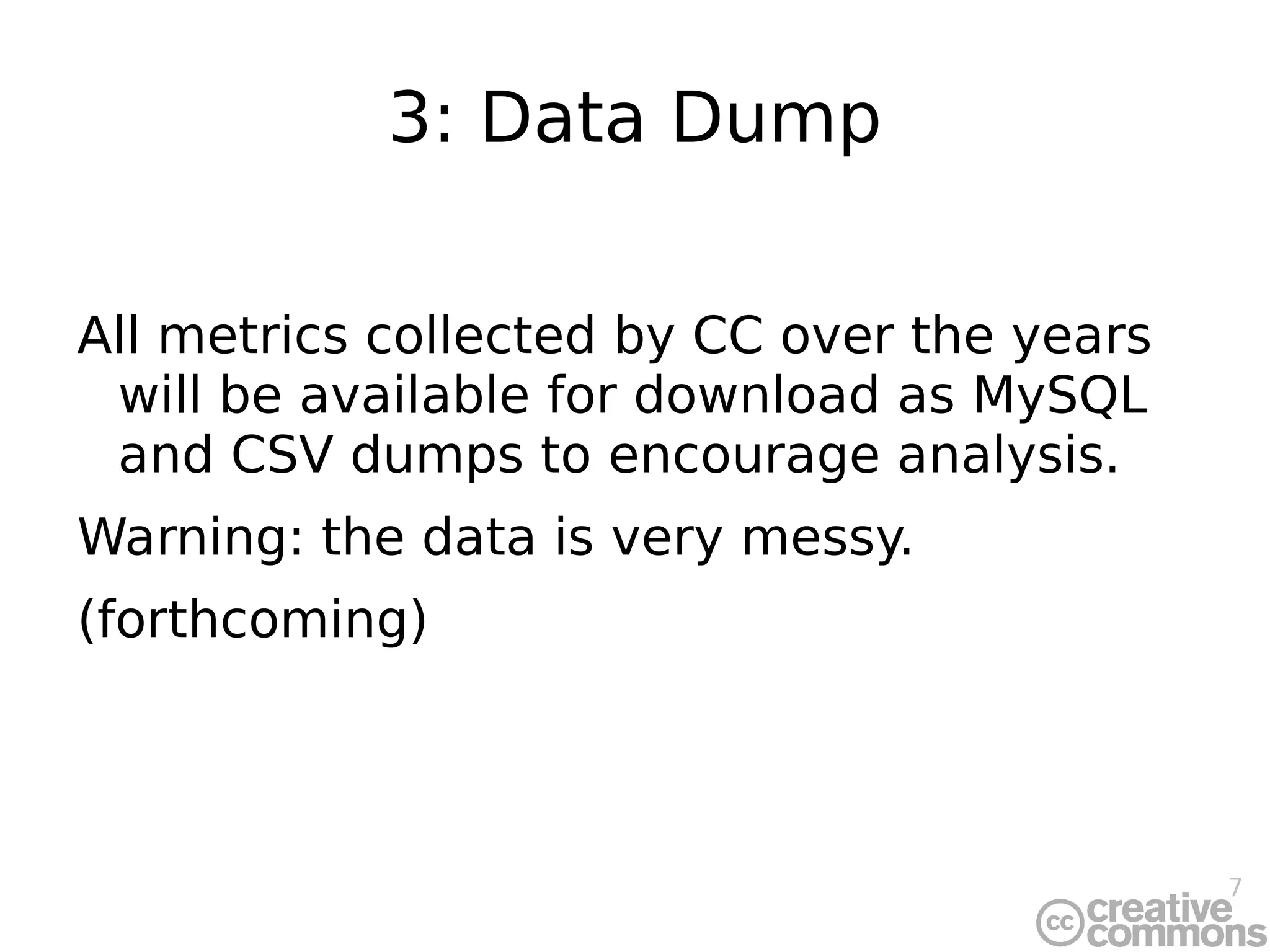 ACIA 2008: Toward Useful Creative Commons Adoption Metrics