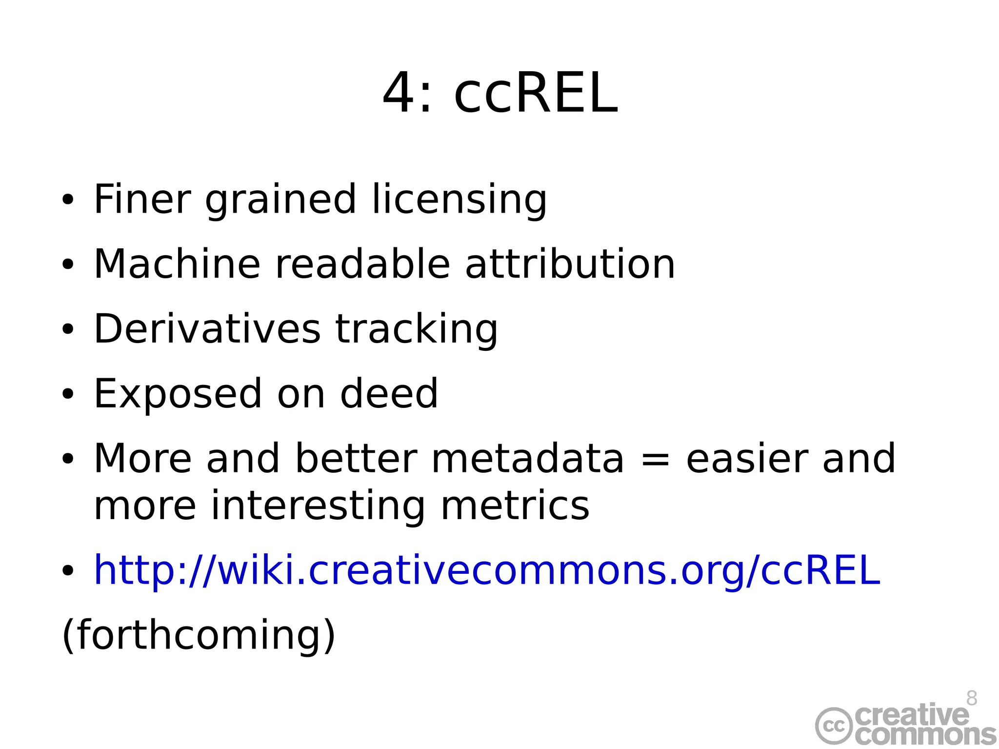 ACIA 2008: Toward Useful Creative Commons Adoption Metrics