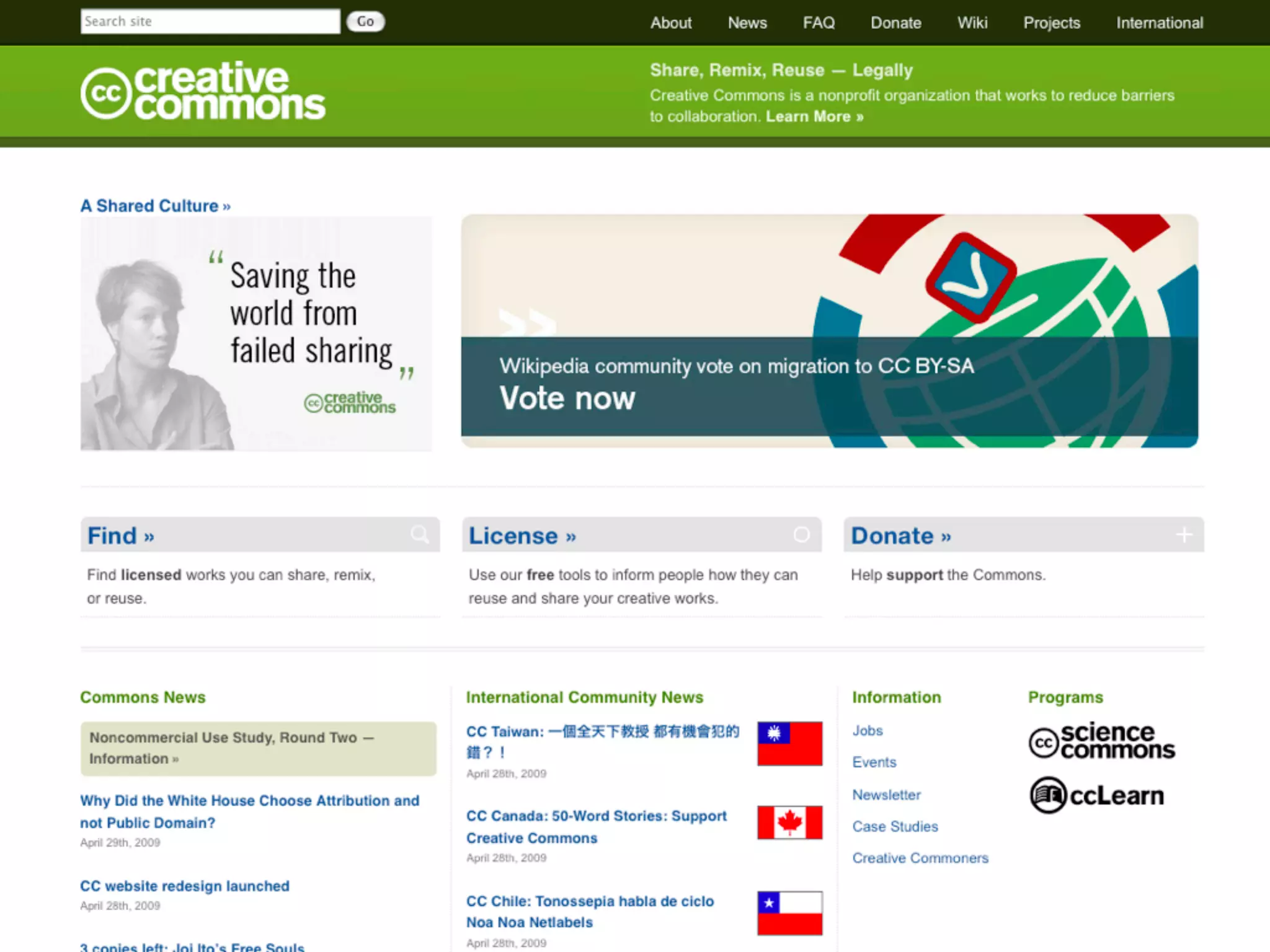 Creative Commons Spring 2009 Presentation