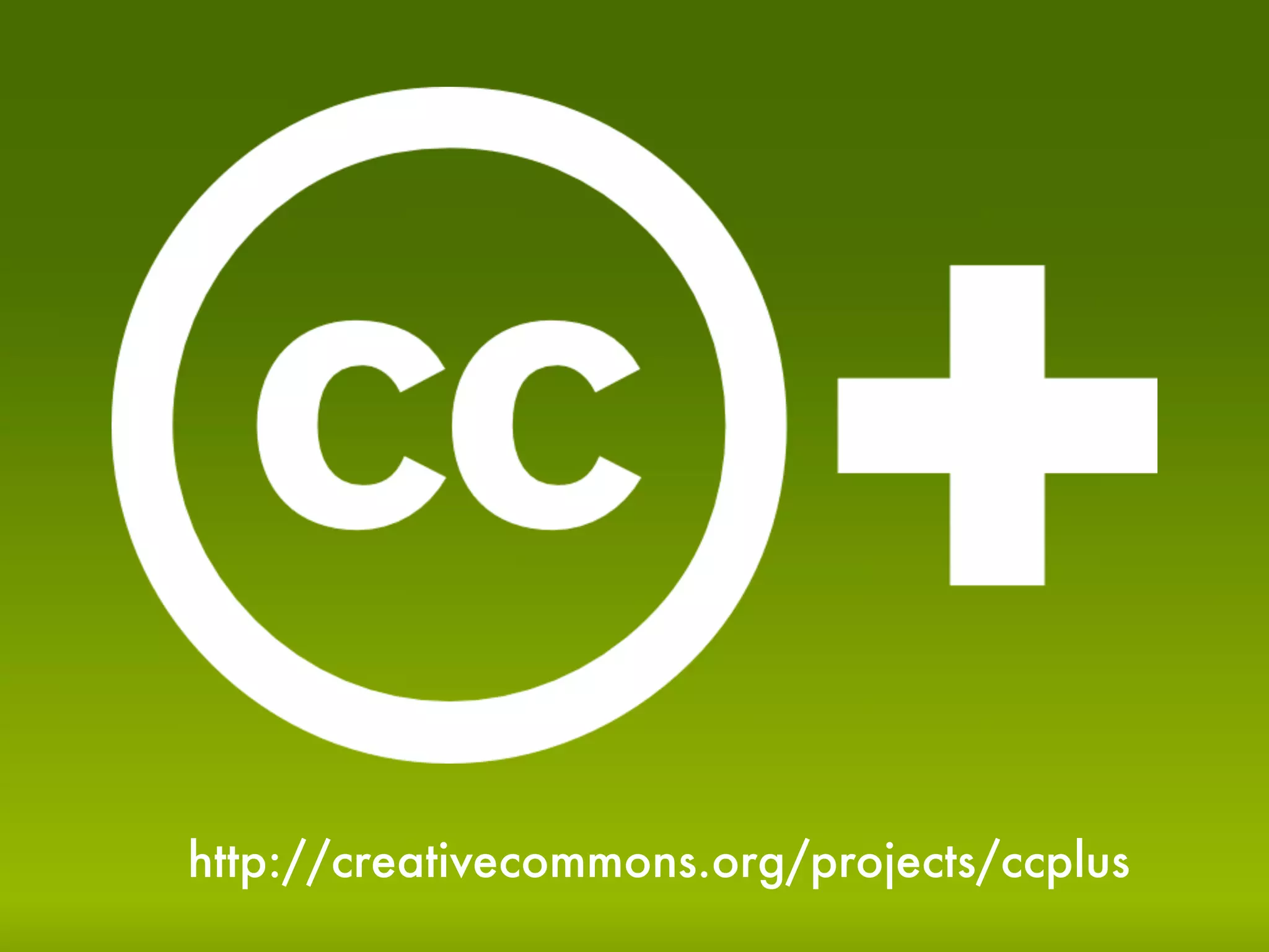 Creative Commons Spring 2009 Presentation