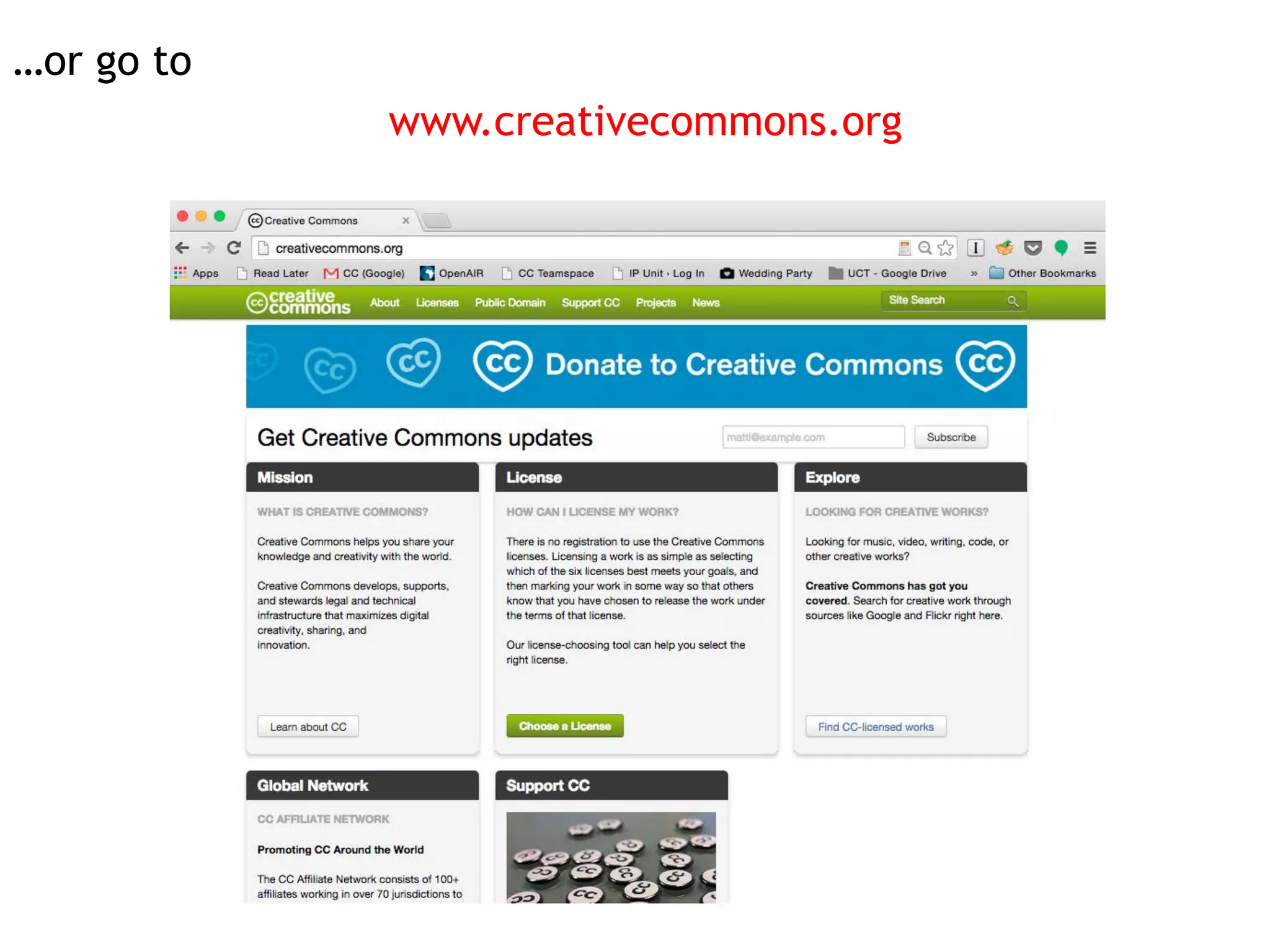 …or go to
www.creativecommons.org
 