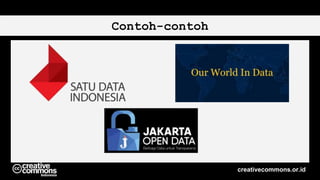 Contoh-contoh
creativecommons.or.id
 