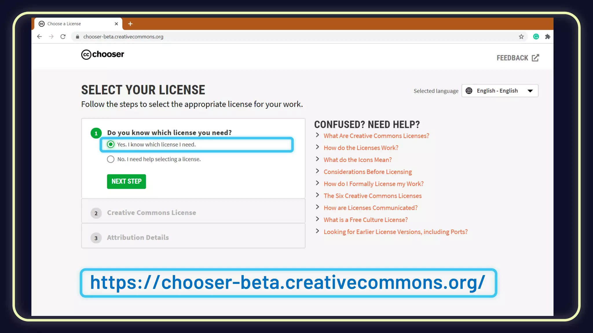 https://chooser-beta.creativecommons.org/
 