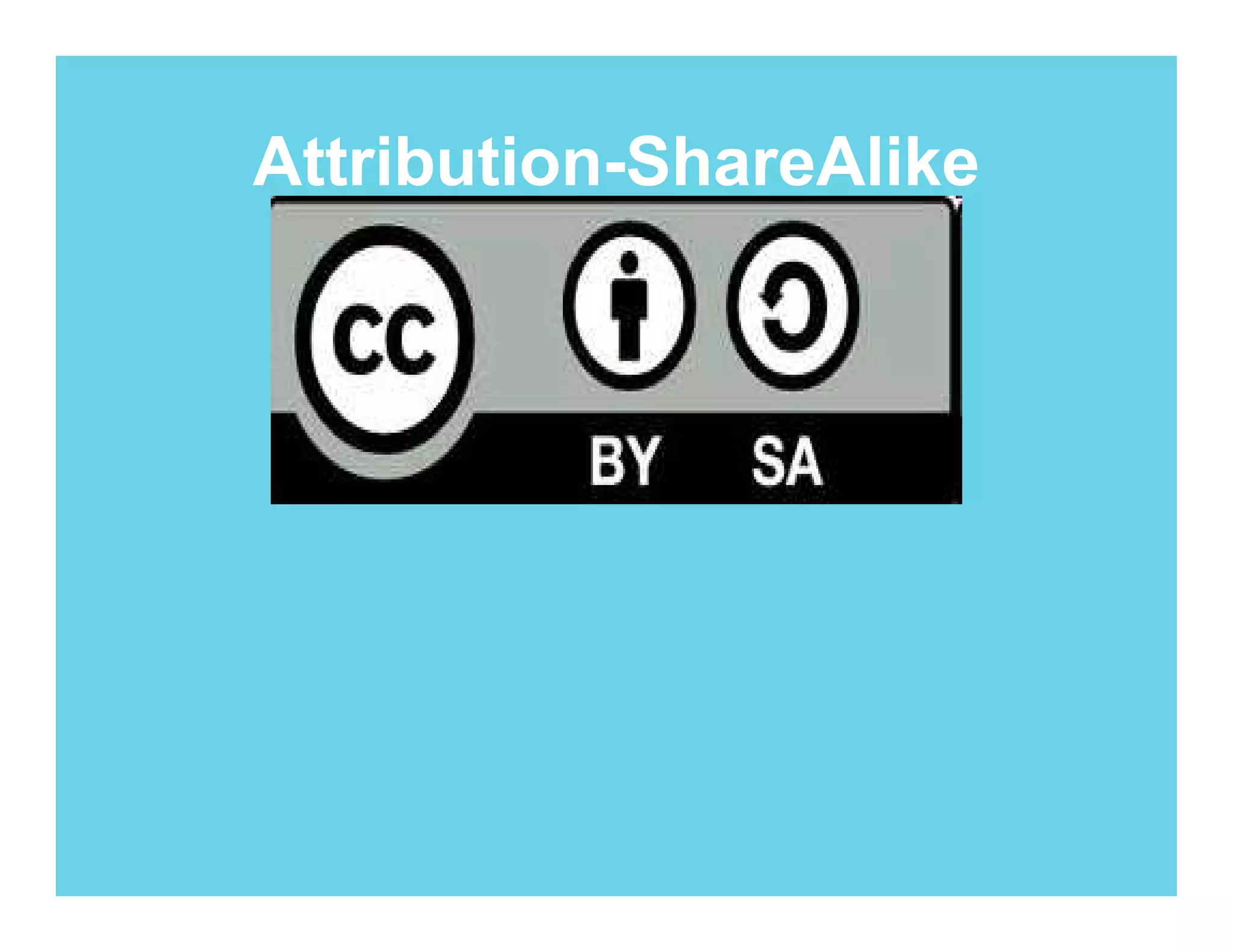 Attribution-ShareAlike
 