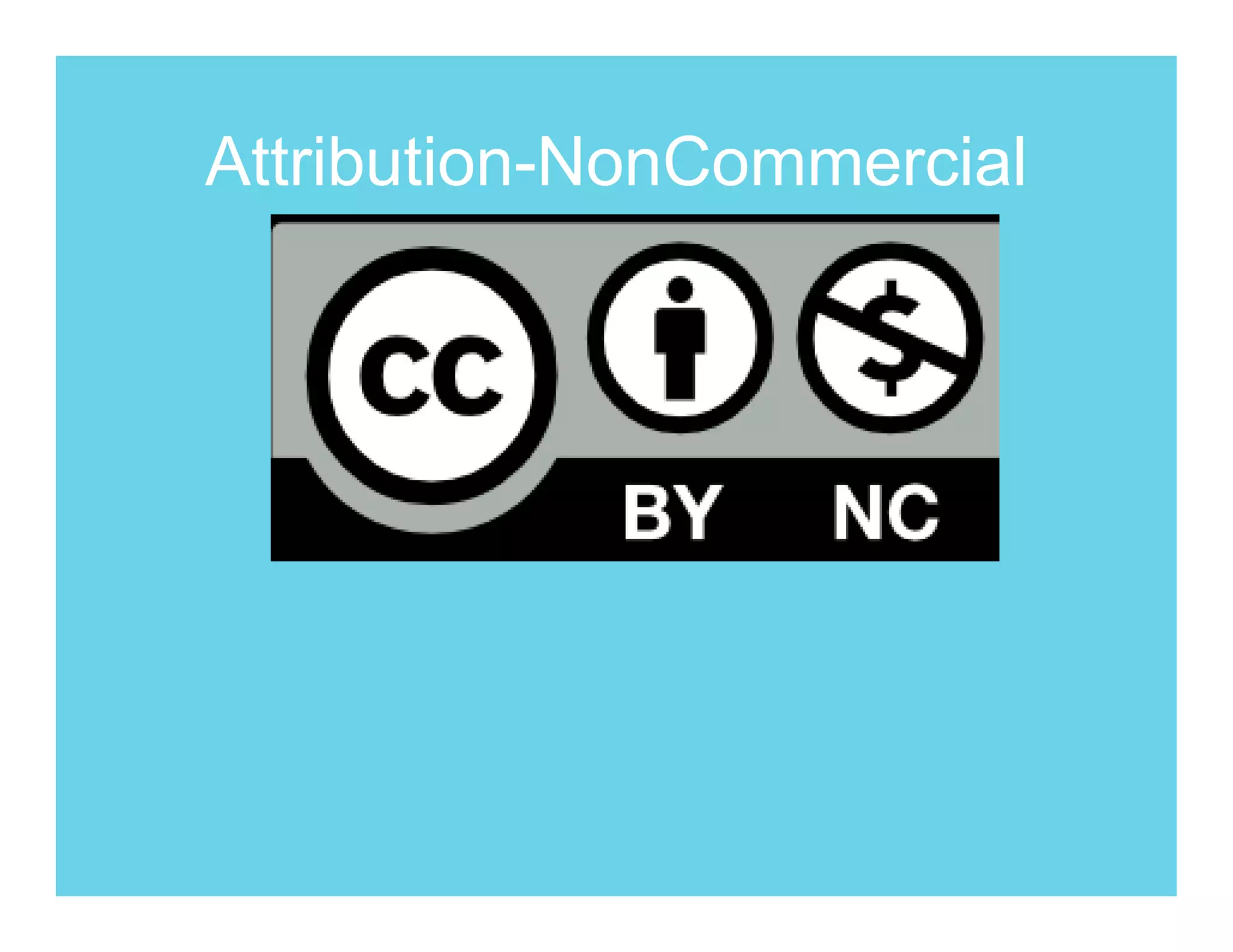 Attribution-NonCommercial
 