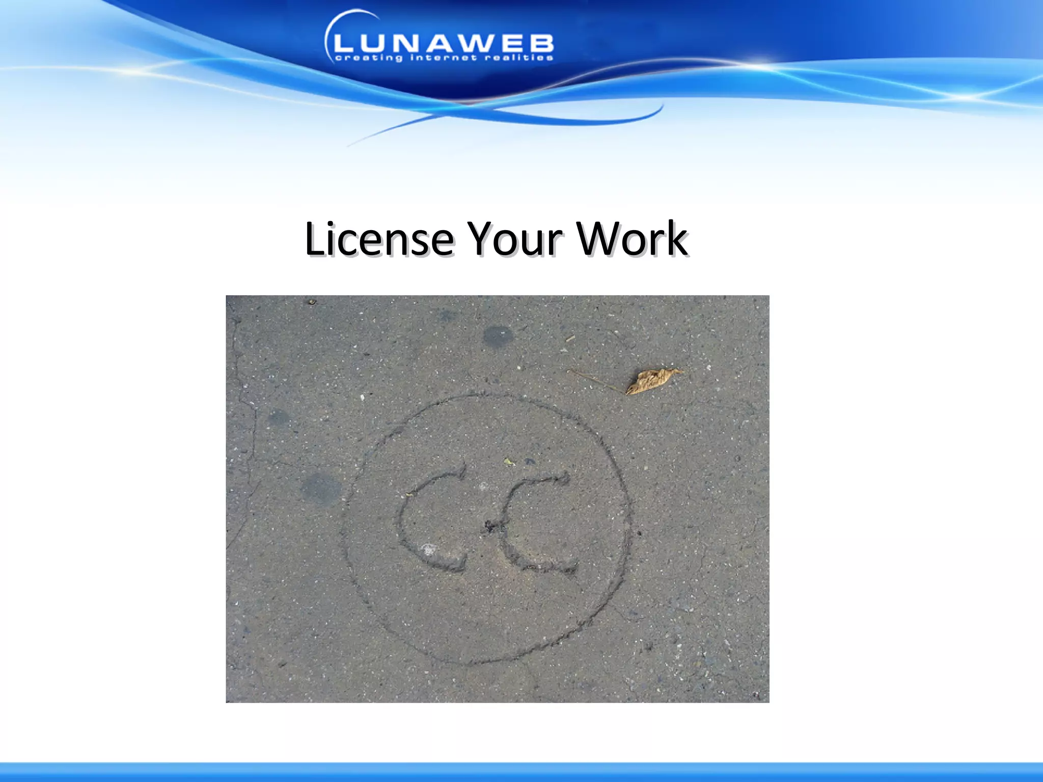 License Your Work 