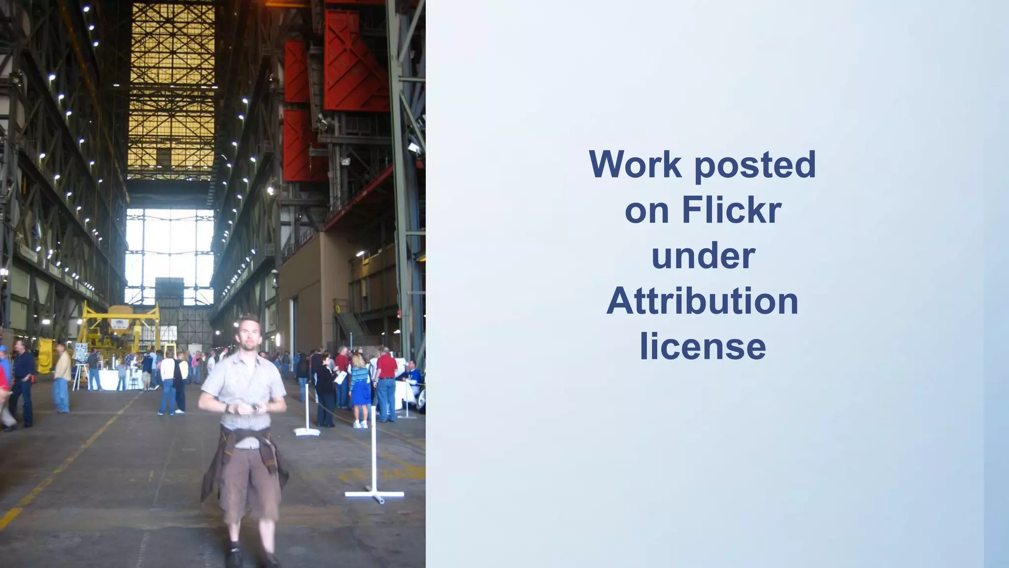 Work posted
on Flickr
under
Attribution
license
 