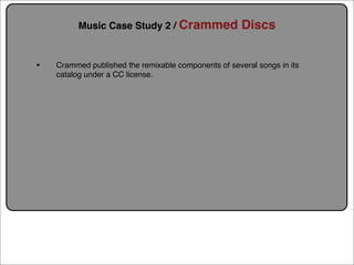 Creative Commons Presentation for the July 11, 2007 Yahoo! Creative Talk (PDF format)