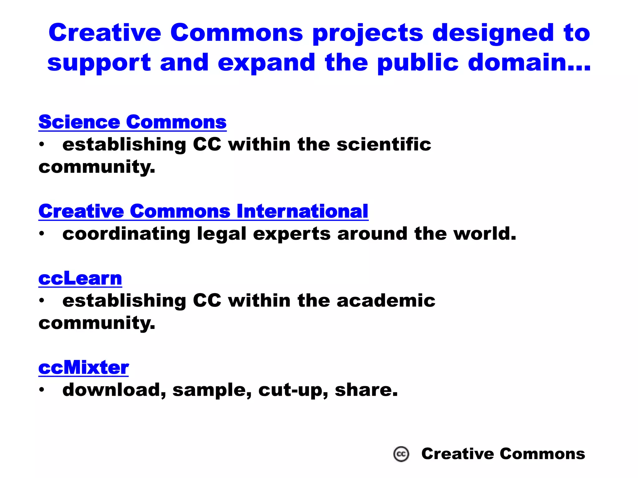 Introduction to Creative Commons
