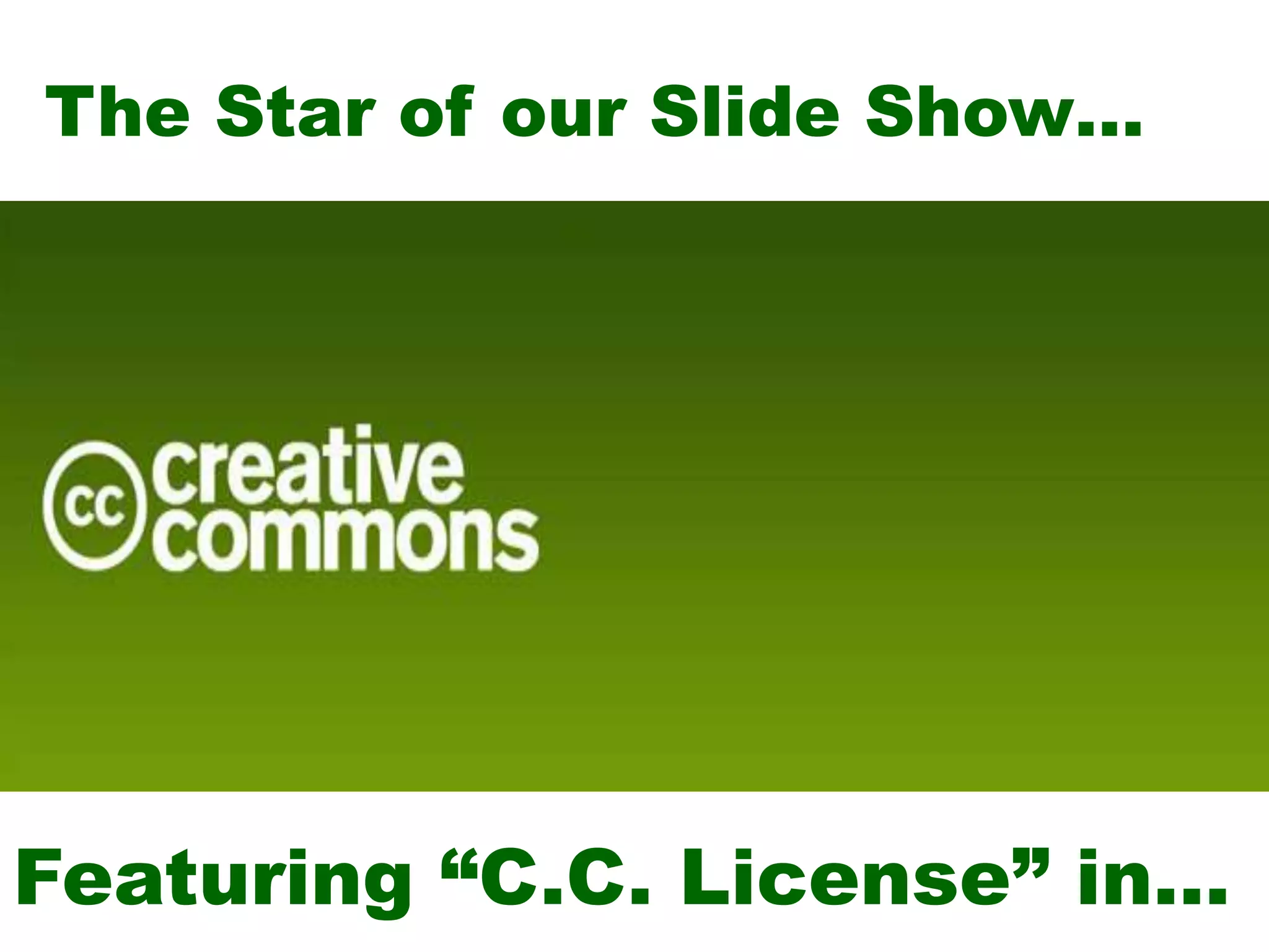 Introduction to Creative Commons