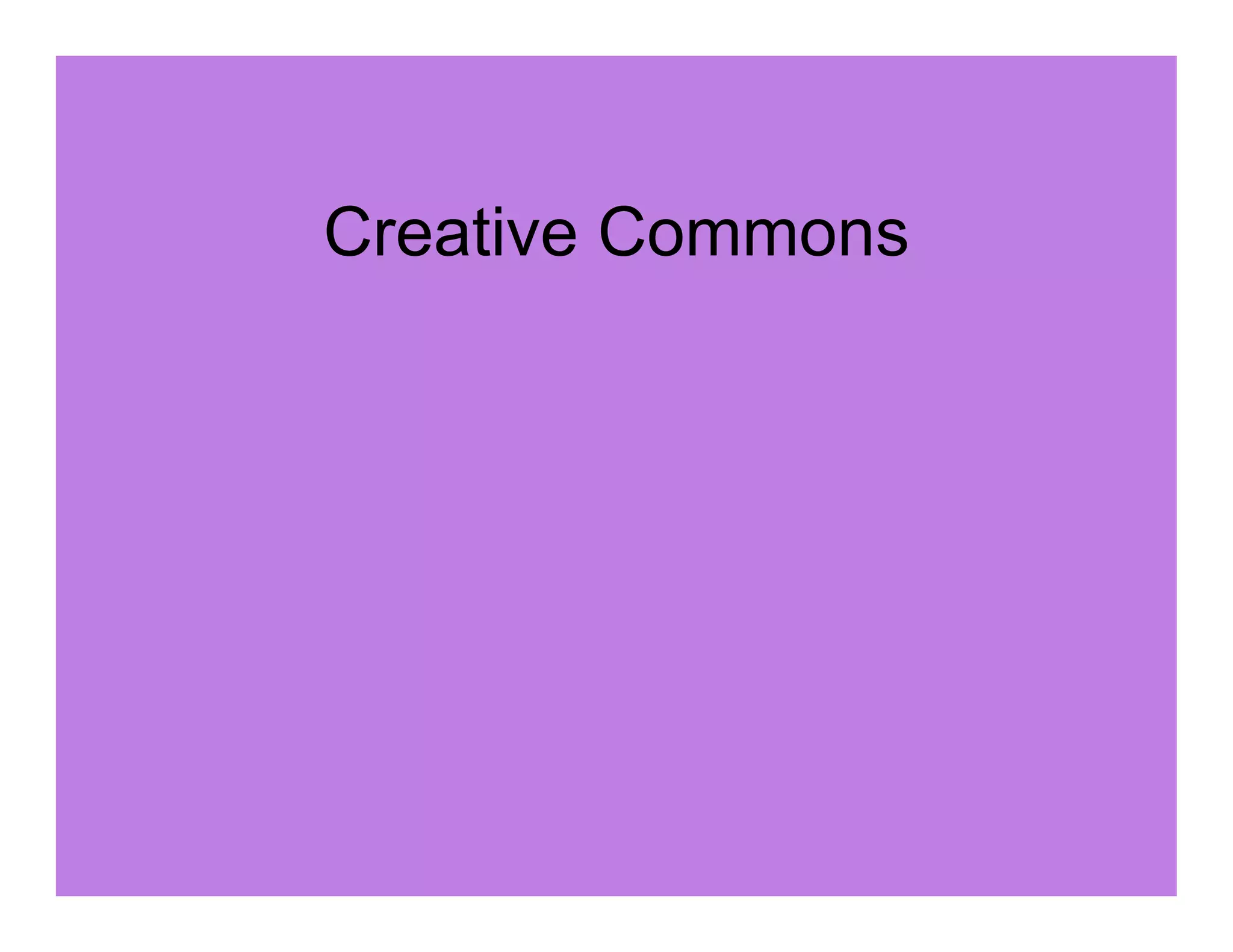 Creative Commons
 