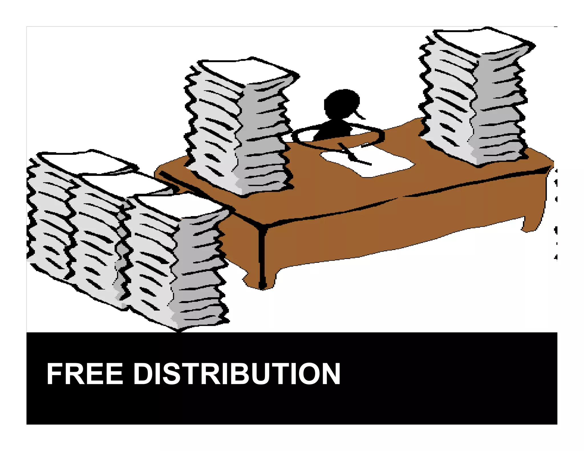 FREE DISTRIBUTION
 
