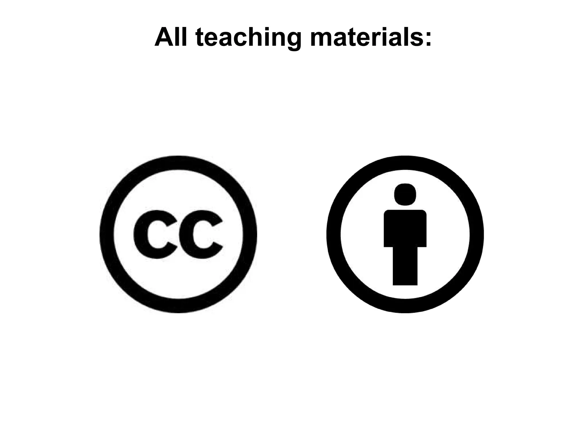 All teaching materials:
 