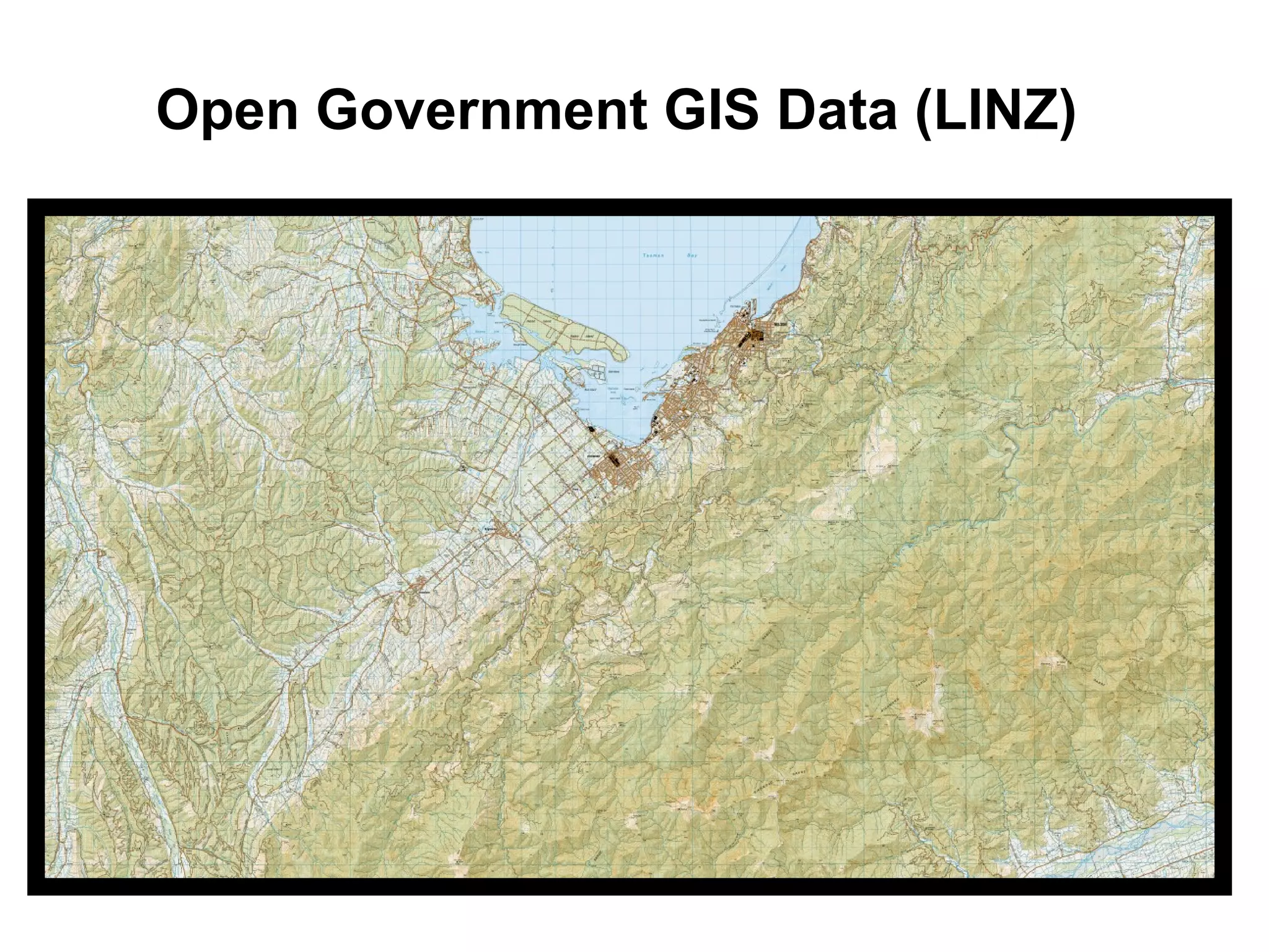 Open Government GIS Data (LINZ)
 