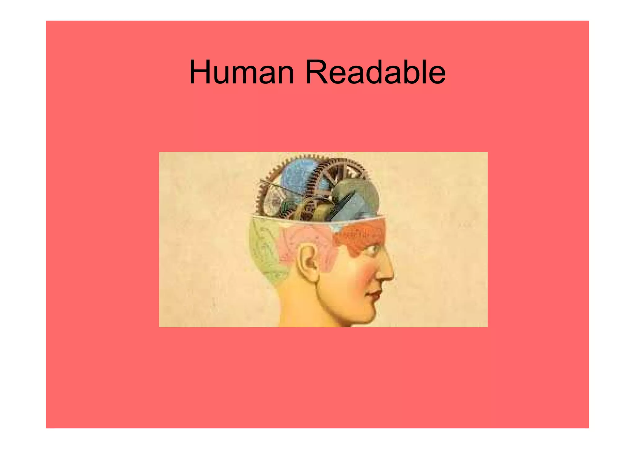 Human Readable
 