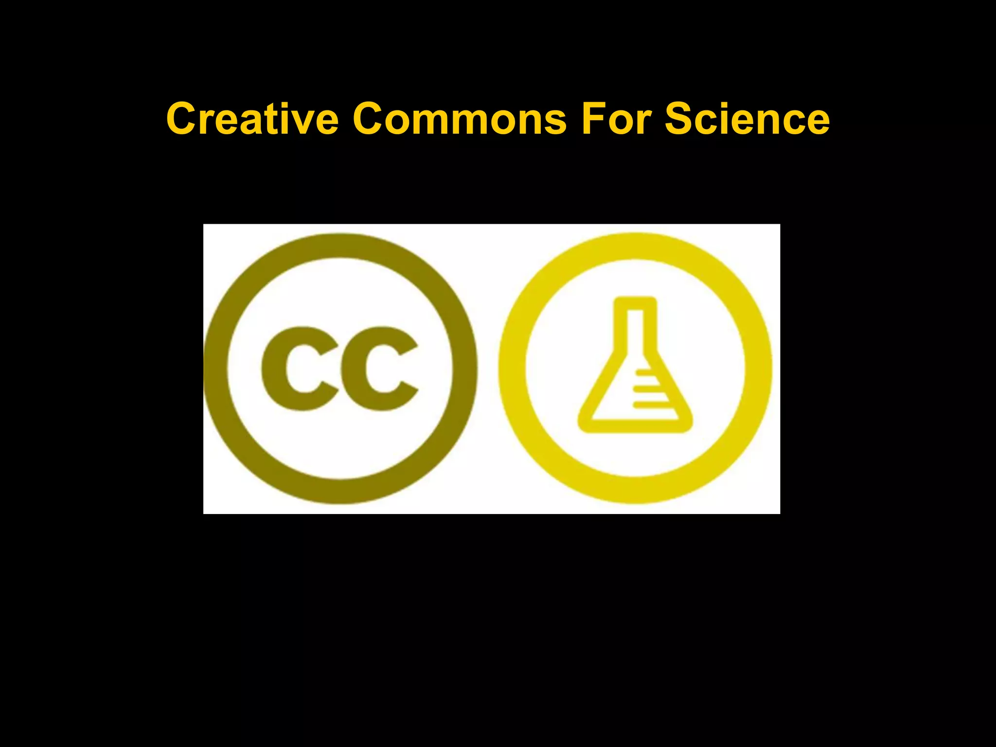 Creative Commons For Science

 