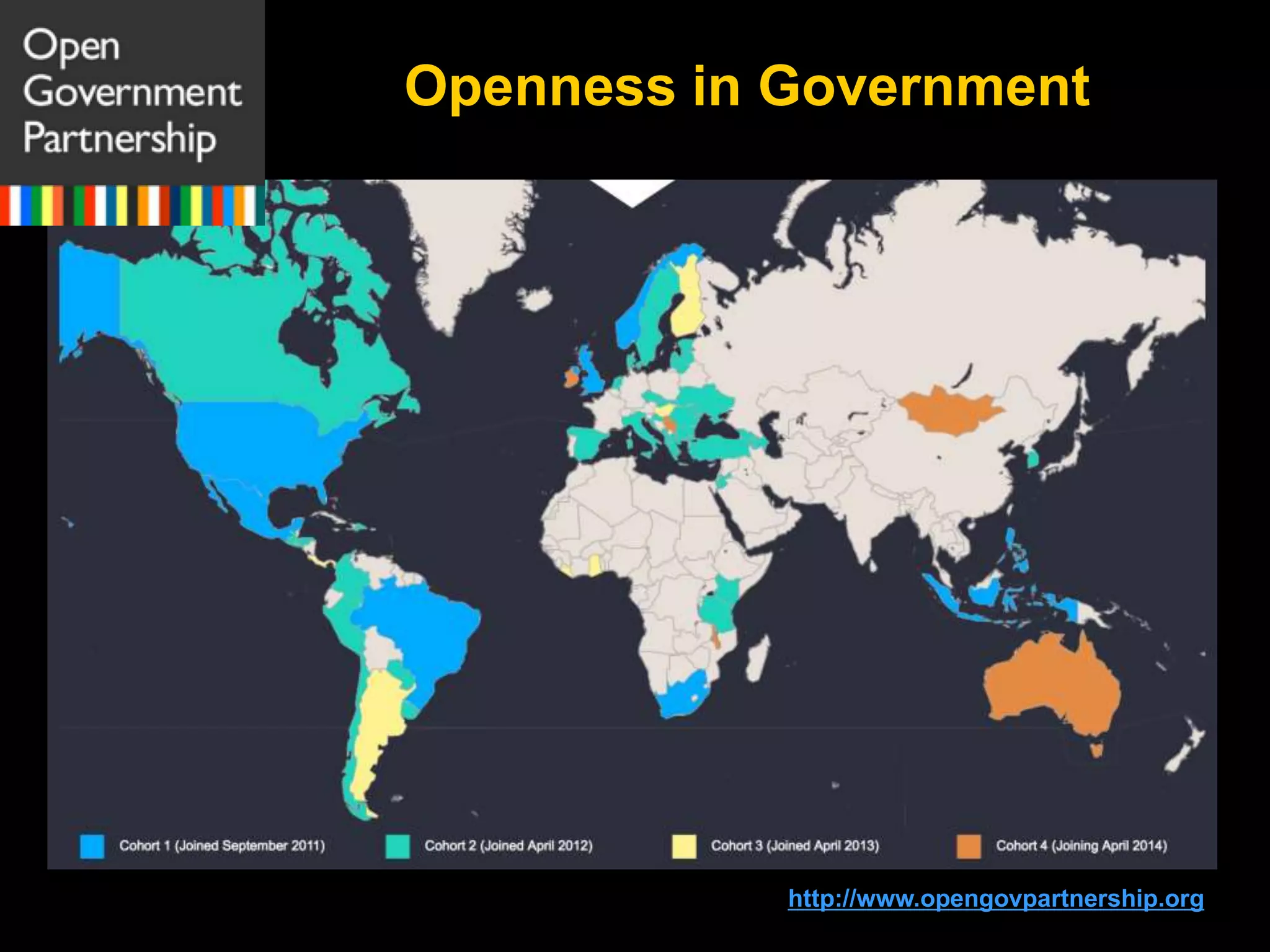 Openness in Government

http://www.opengovpartnership.org

 