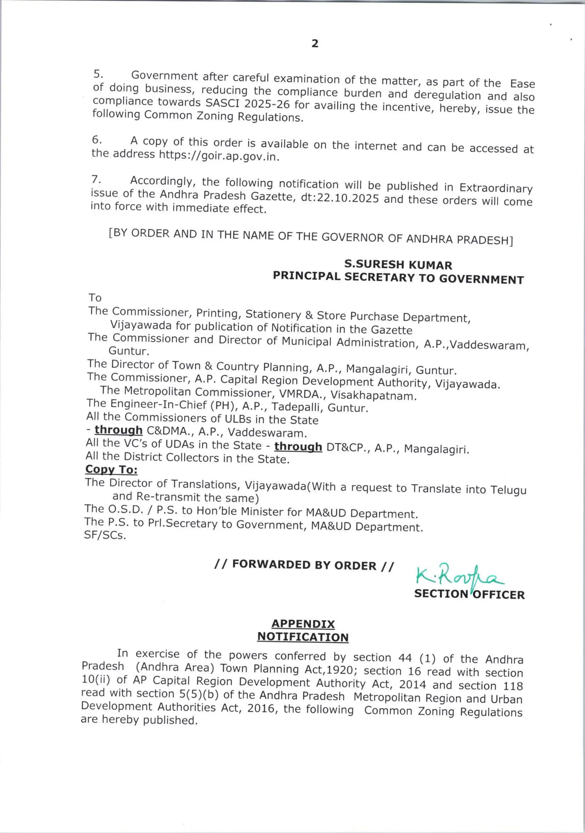 G.O. 216, Dt. 22-10-2025, Common Zoning Regulations – Final.pdf