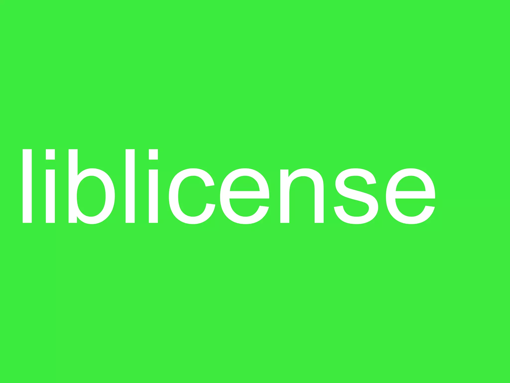 liblicense 