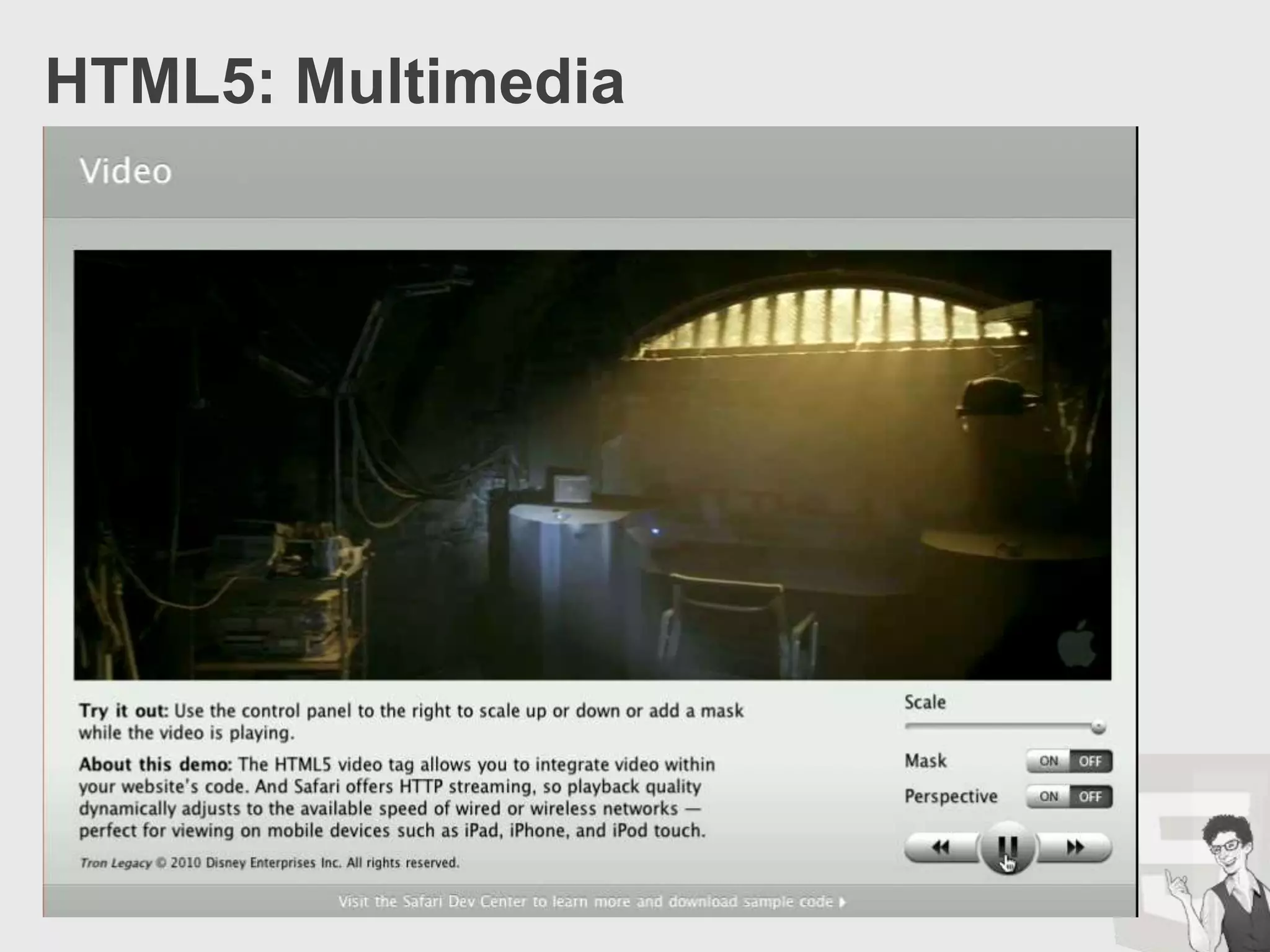 HTML5: Device OrientationSnow fall changes based on moving laptop to left and right