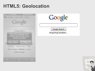 HTML5: Offline & Storage