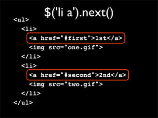 jQuery Loves Developers - SWDC2009