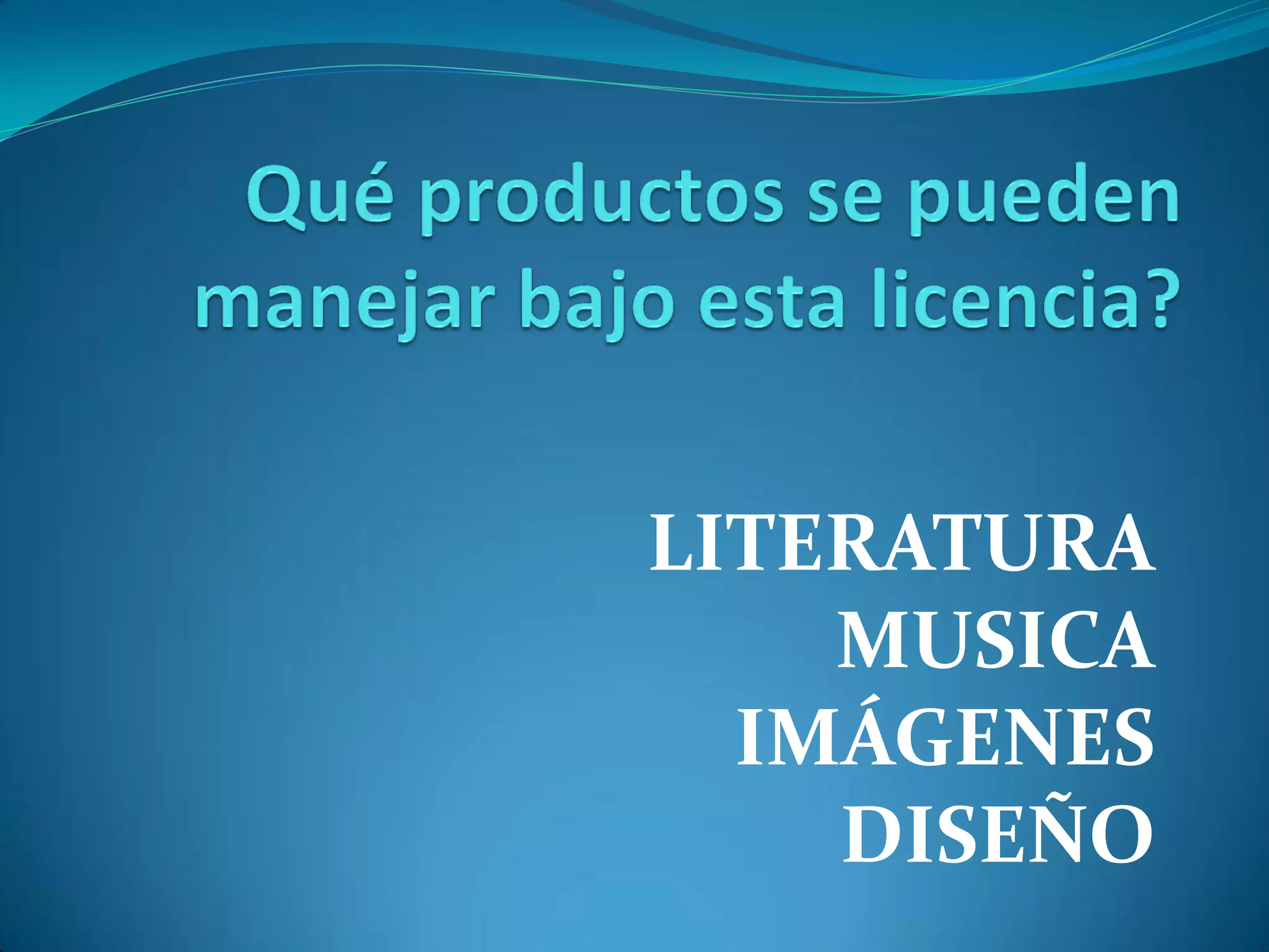 LITERATURA
    MUSICA
  IMÁGENES
    DISEÑO
 