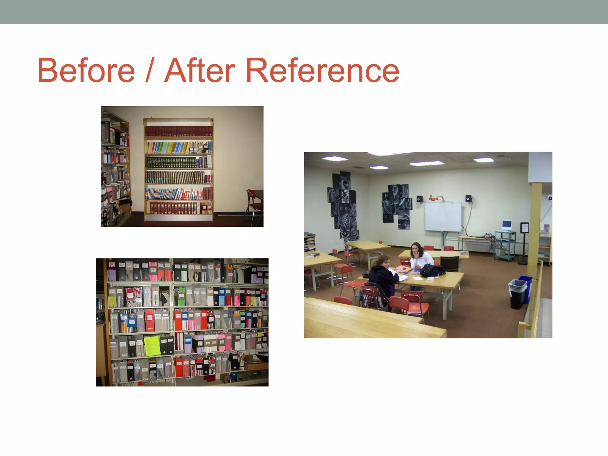 Before / After Reference
 