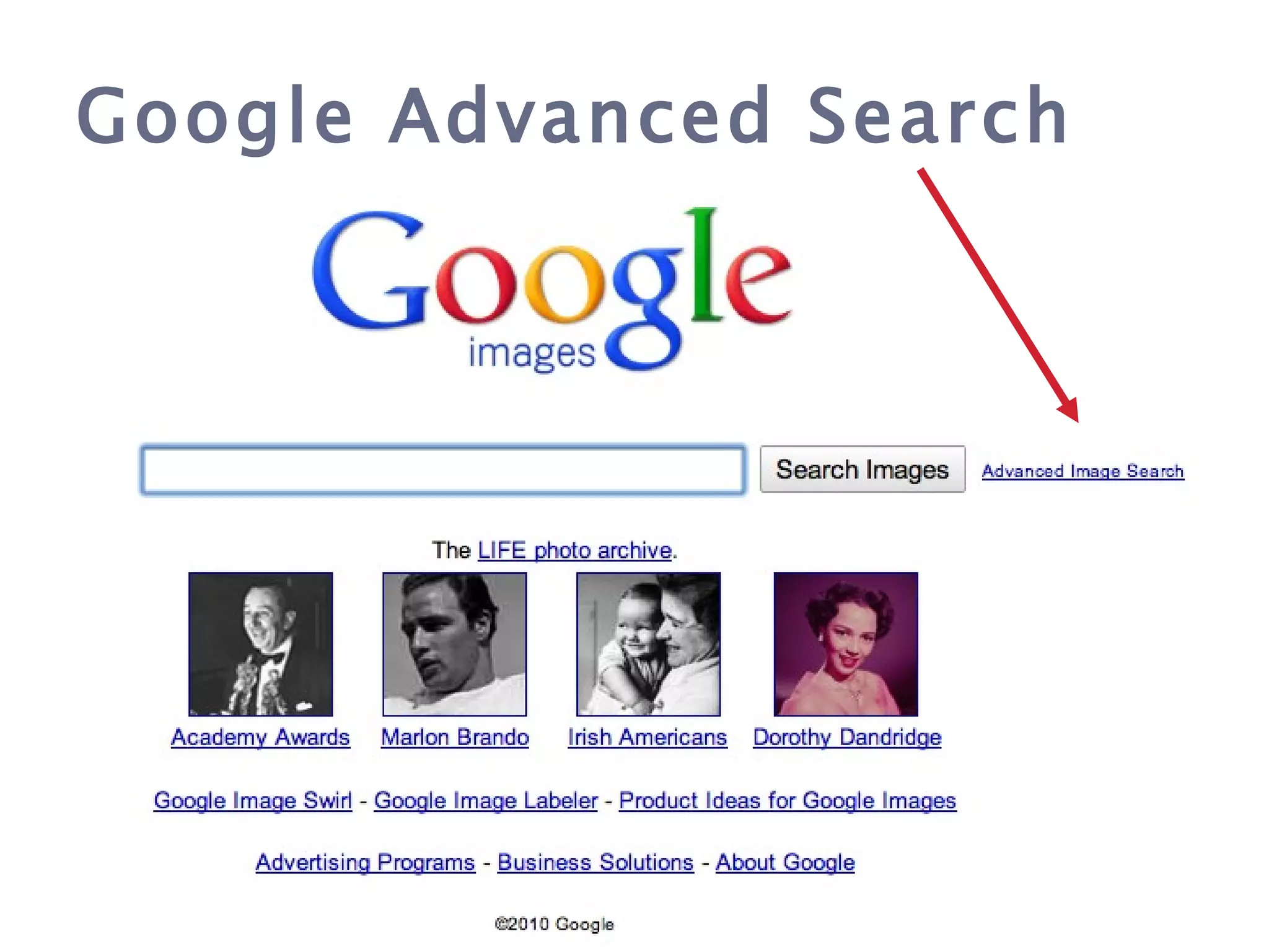 Google Advanced Search 