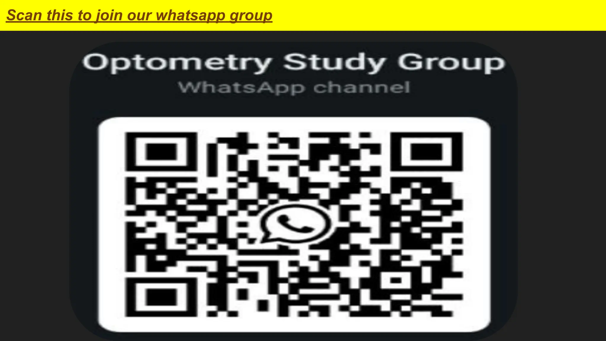 Scan this to join our whatsapp group
 