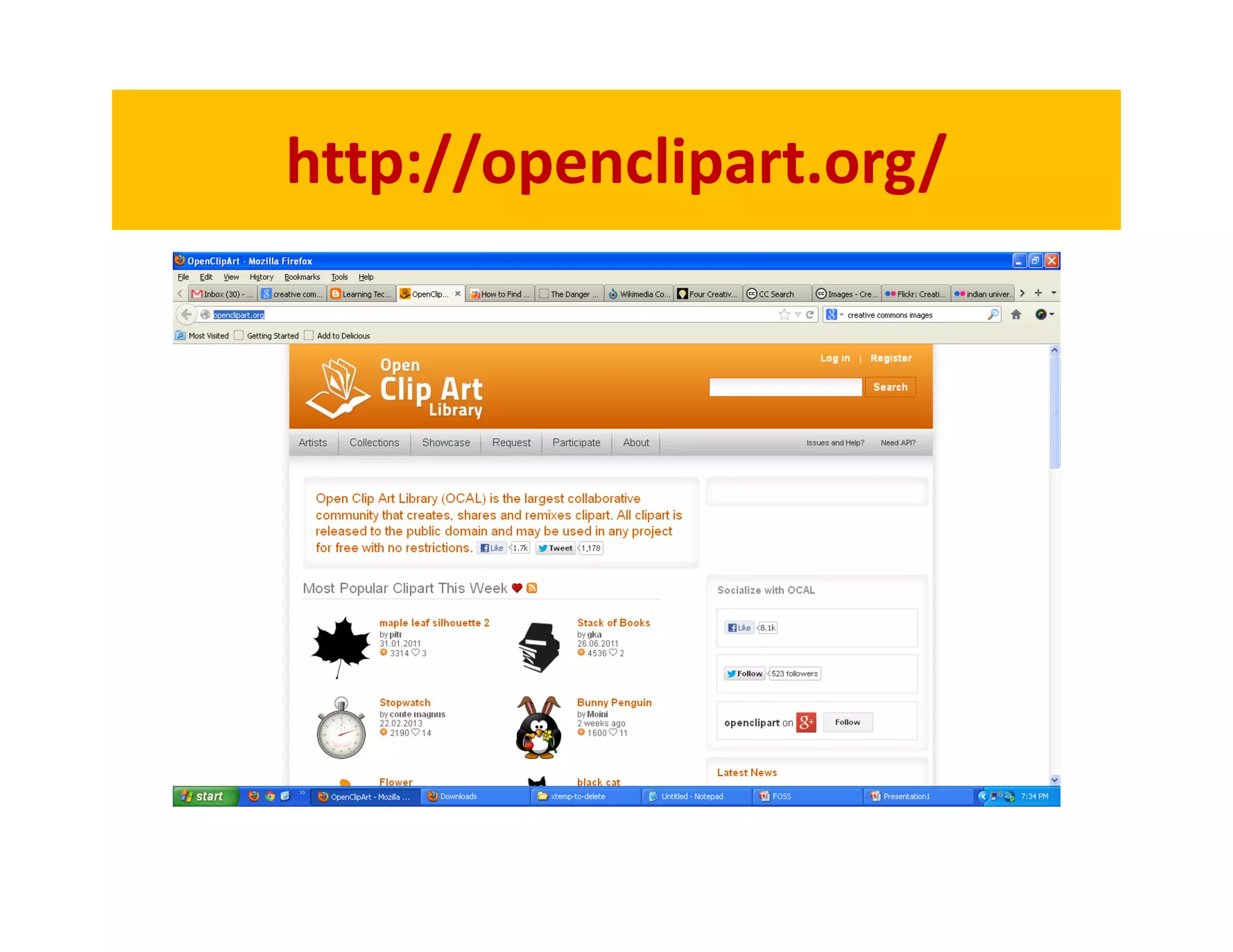 http://openclipart.org/
 