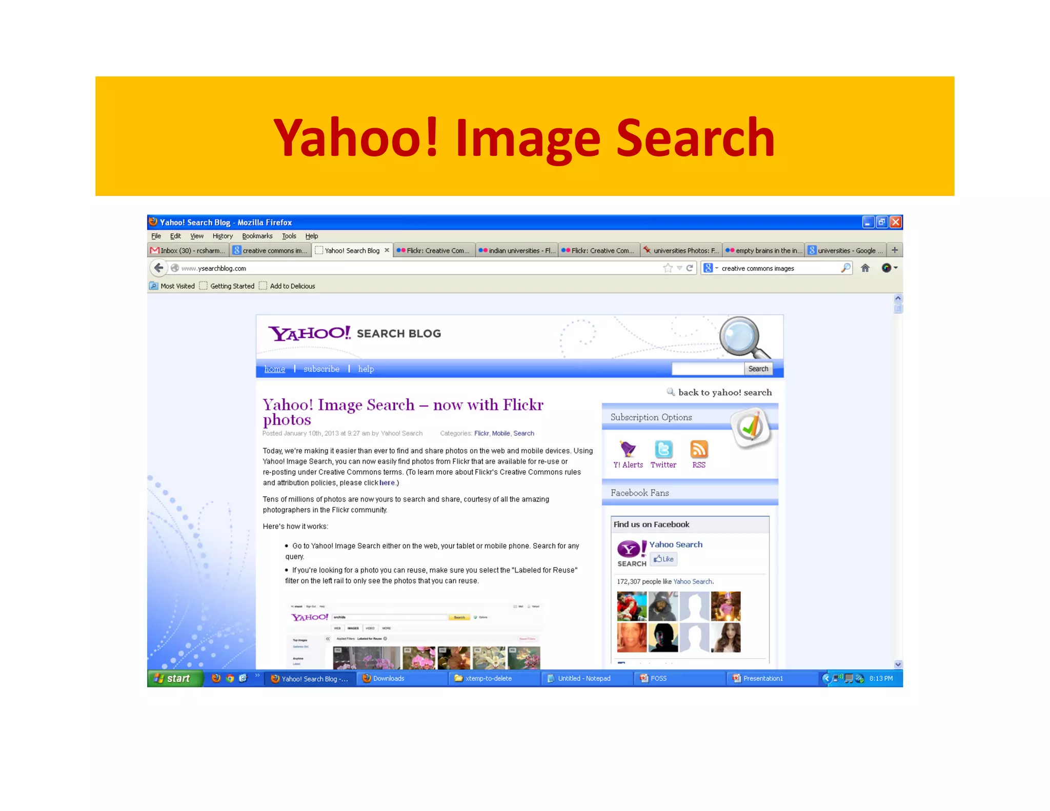Yahoo! Image Search
 