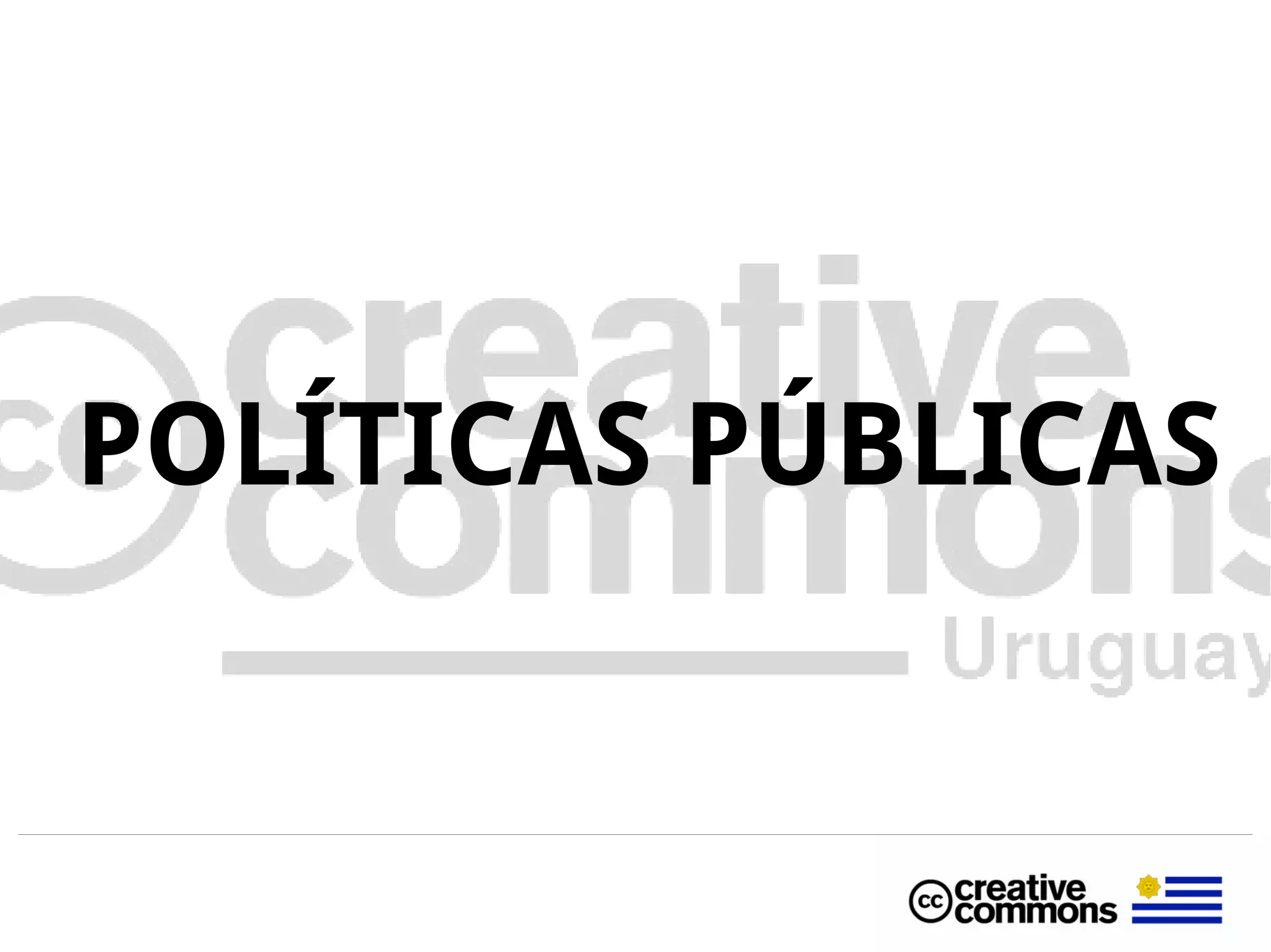 POLÍTICAS PÚBLICAS
 