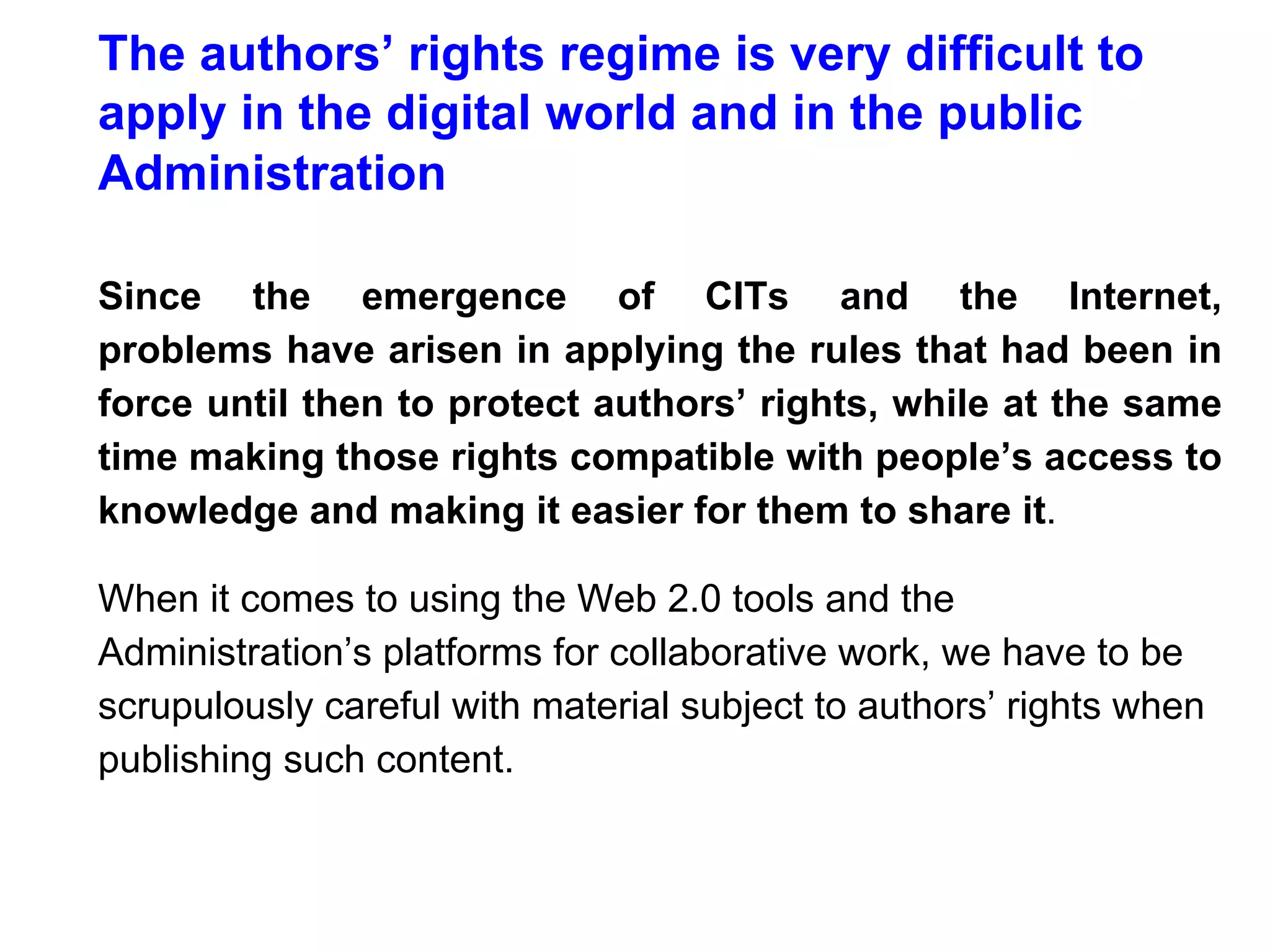 The Use of Creative Commons Licences in the Ministry of Justice of the Government of Catalonia