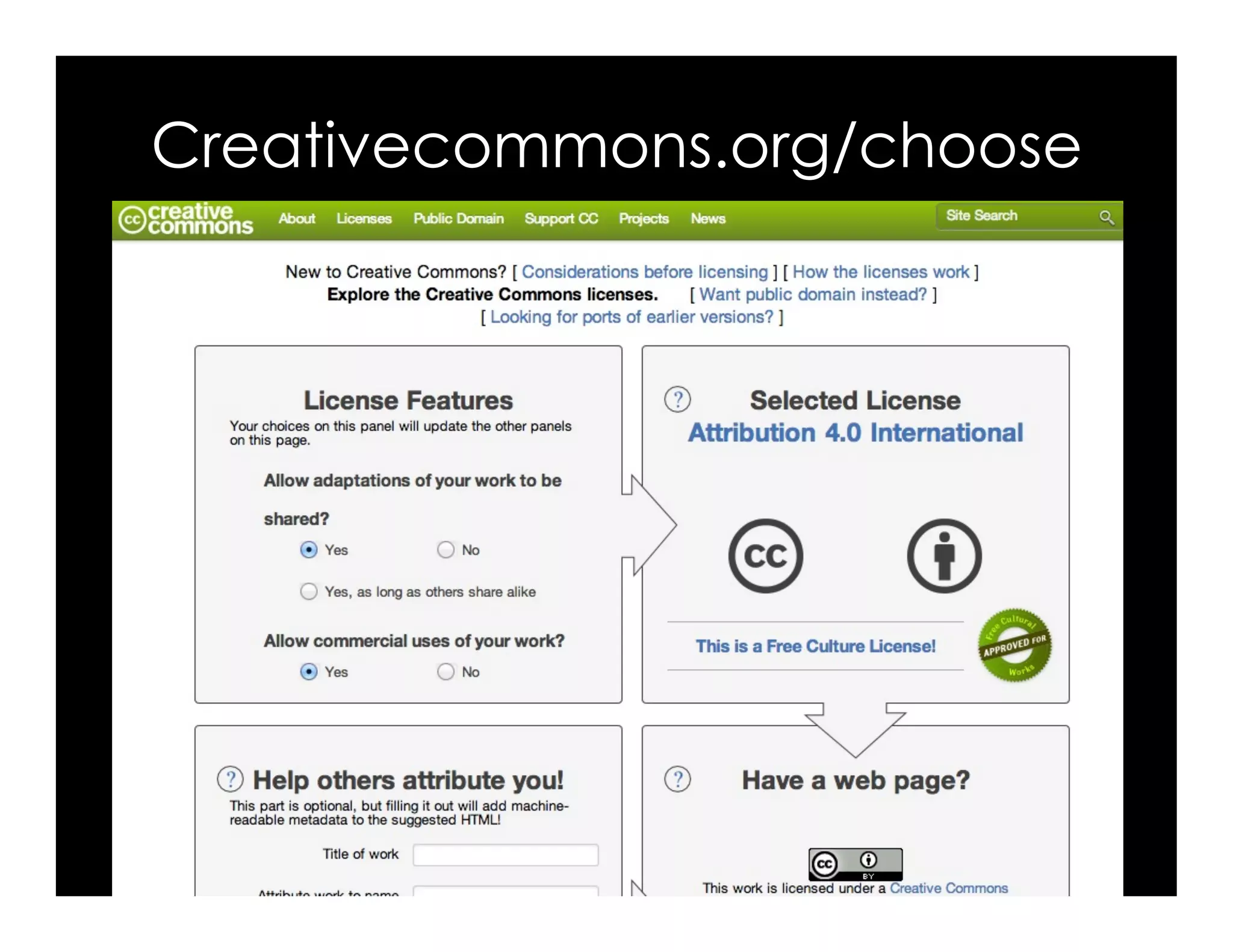 Creativecommons.org/choose
 