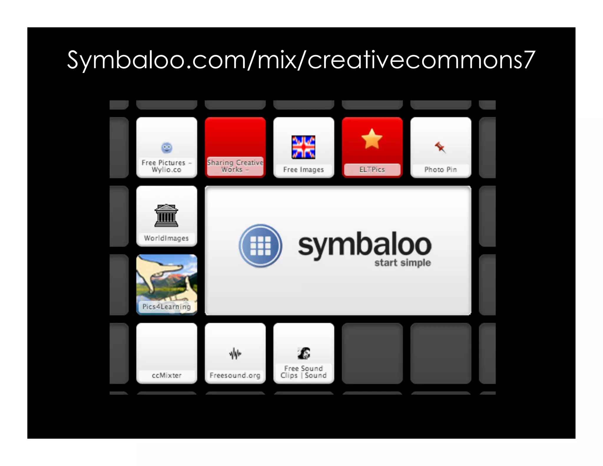 Symbaloo.com/mix/creativecommons7
 
