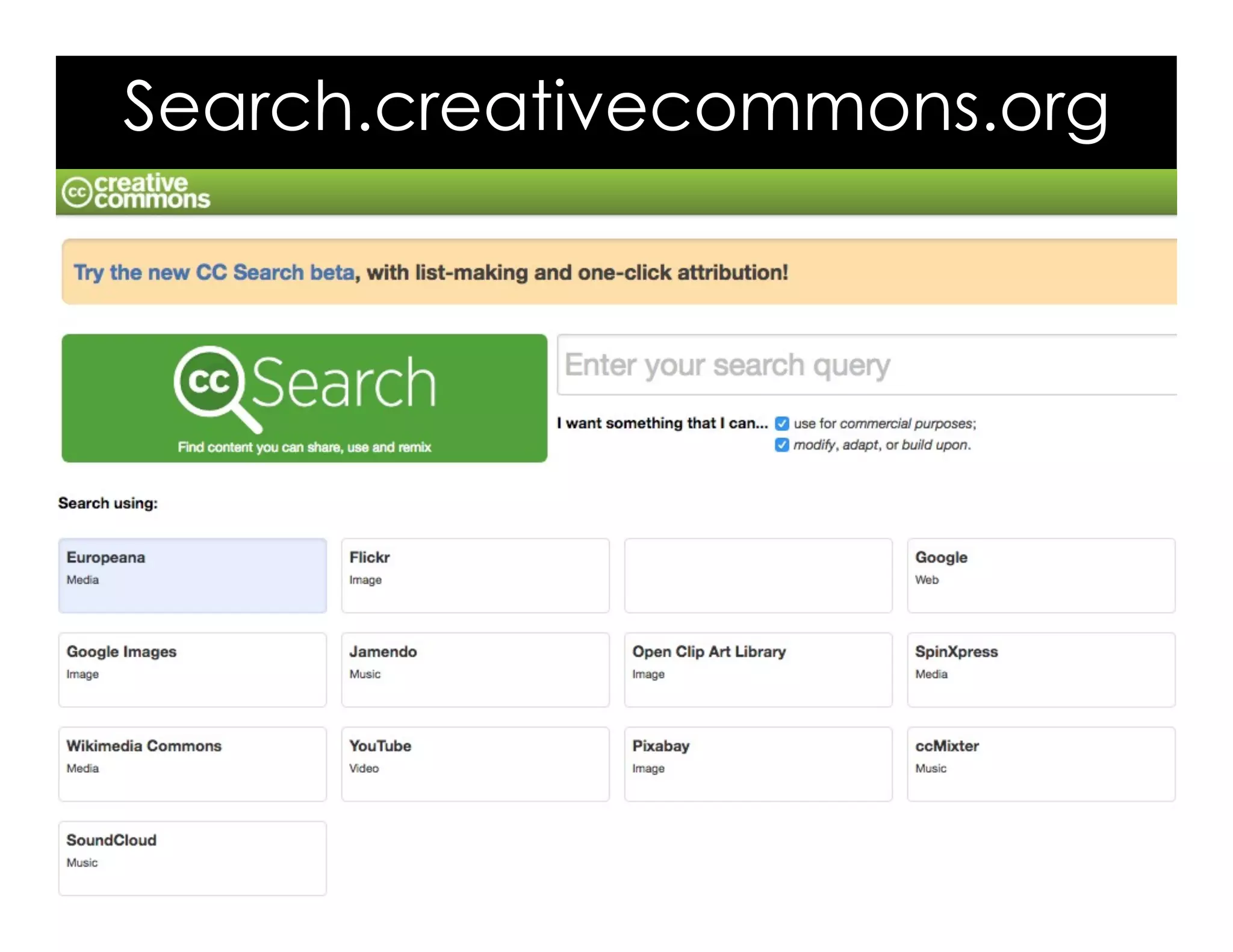 Search.creativecommons.org
 