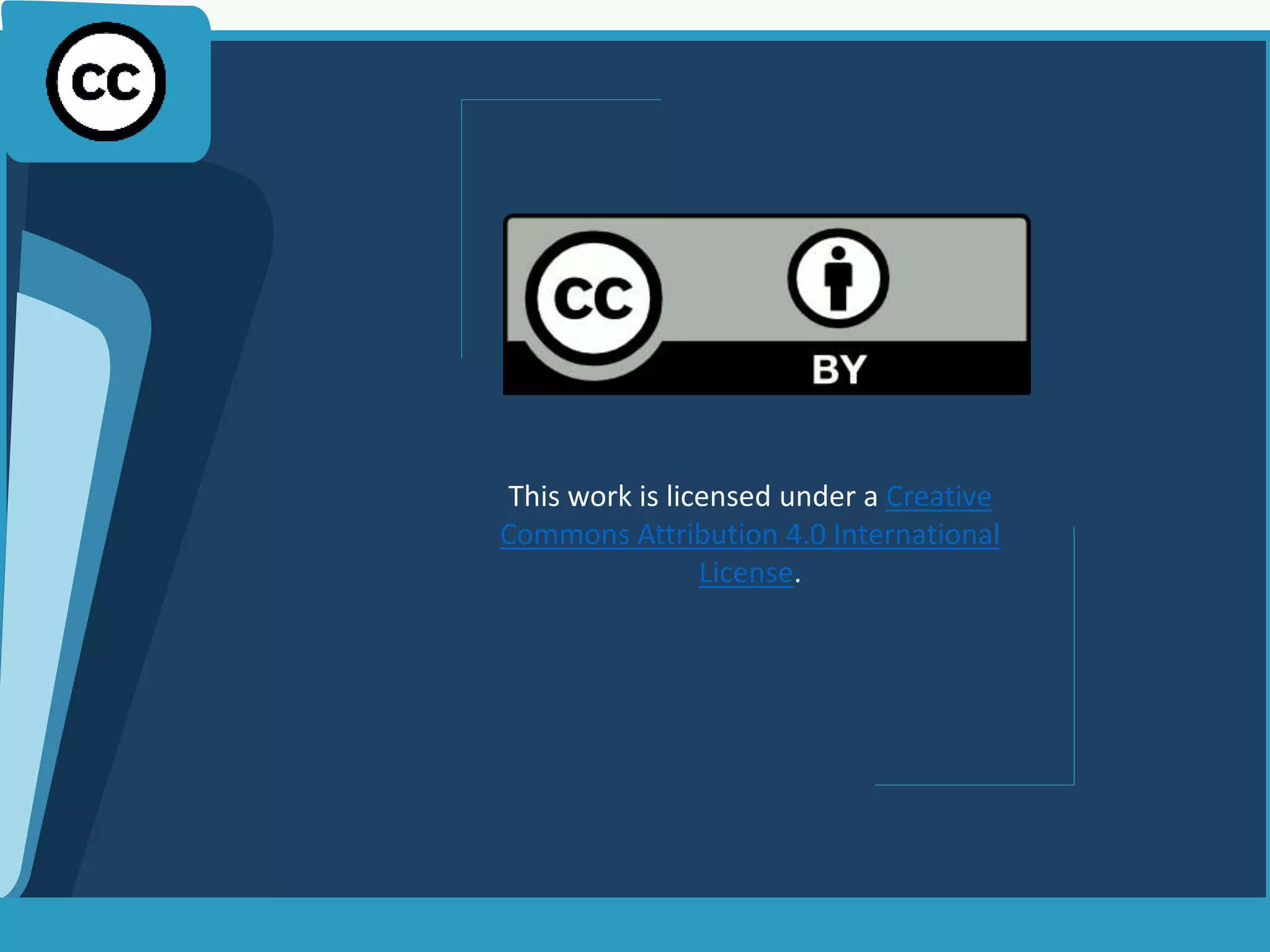 This work is licensed under a Creative
Commons Attribution 4.0 International
License.
 